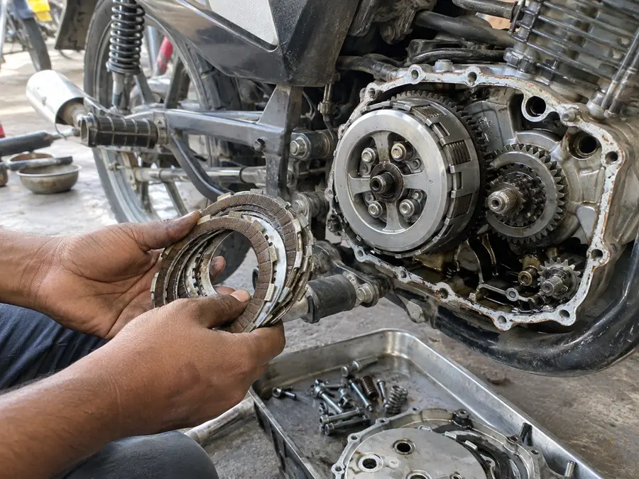 Bike clutch plate replacement and clutch repair in Sonipat
